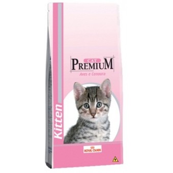 Premium Cat Kitten Aves e Cenoura Royal Canin - 1 kg Premium Cat Kitten Aves e Cenoura Royal Canin - 1 kg